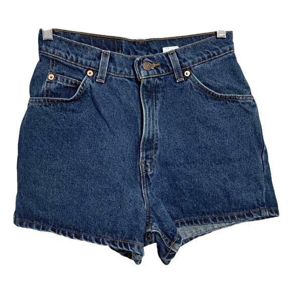 Vintage 90s Levis 912 Orane Tab High Waist Denim Shorts Size 9 Made in USA Perfe - Picture 2 of 9